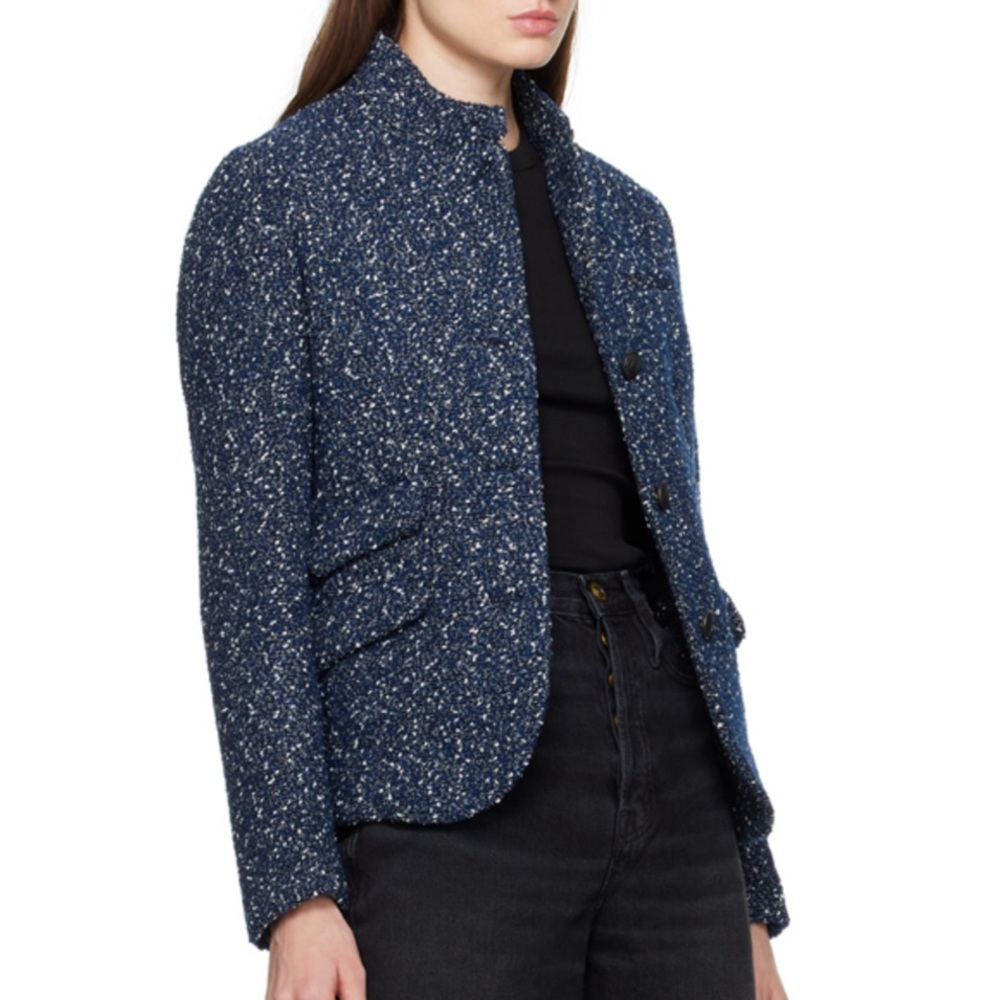 Rag & Bone navy slade blazer